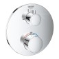 Grohe Grohtherm - Mitigeur thermostatique de baignoire encastré pour 2 sorties, chrome 24077000