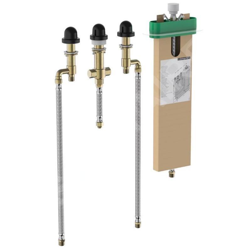 Hansgrohe Corps d’encastrement - Corps d'encastrement pour mitigeur sur le bord de baignoire 4 trous 13440180