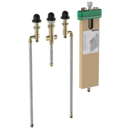 Hansgrohe Corps d’encastrement - Corps d'encastrement pour mitigeur sur le bord de baignoire 4 trous 13440180
