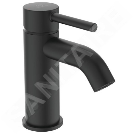 Ideal Standard CeraLine - Mitigeur de lavabo avec Click-Clack, noir BC822XG
