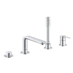 Grohe Lineare - Mitigeur pour montage sur bord de baignoire, installation 4 trous, chrome 19577001