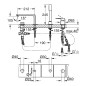 Grohe Lineare - Mitigeur pour montage sur bord de baignoire, installation 4 trous, chrome 19577001