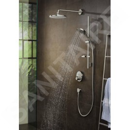Hansgrohe Shower Select - Mitigeur thermostatique encastré pour 2 appareils, chrome 15743000
