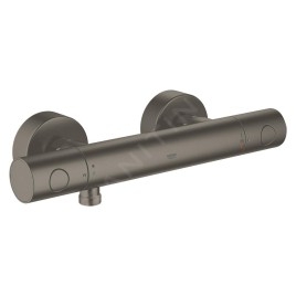 Grohe Grohtherm 1000 Cosmopolitan - Mitigeur thermostatique de douche, graphite foncé brossé 34065AL2
