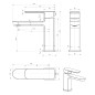 Sapho Mixona - Mitigeur de lavabo, chrome MG001 Sapho Mixona - Mitigeur de lavabo, chrome MG001