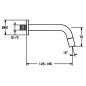 Hansa Nova Style - Robinet mural de lavabo, chrome 50968101