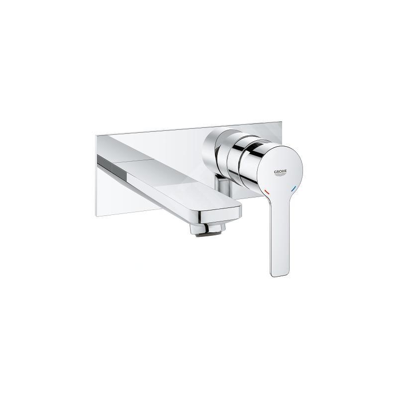 Grohe Lineare - Mitigeur de lavabo M encastré, installation 2 trous, chrome 19409001