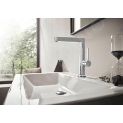 Hansgrohe Finoris - Mitigeur de lavabo 230, avec vidage Push-Open et bec rotatif, chrome 76060000