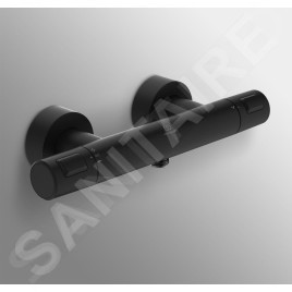 Ideal Standard CeraTherm - Mitigeur de douche thermostatique T25, noir A7201XG