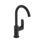 Hansgrohe Rebris S - Mitigeur de lavabo avec vidage et bec orientable, noir mat 72536670