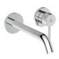 Ideal Standard Ceraline Nuovo - Mitigeur de lavabo encastrable, installation à 2 trous, chrome BD764AA