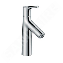 Hansgrohe Talis S - Mitigeur de lavabo 100 CoolStart avec tirette et garniture de vidage, chrome 72022000