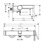 Hansgrohe Finoris - Mitigeur de baignoire, chrome 76420000