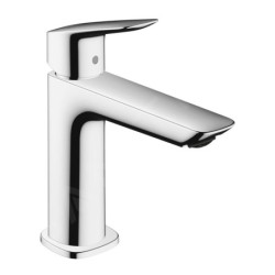 Hansgrohe Logis - Mitigeur de lavabo Fine 110, avec vidage, CoolStart, EcoSmart, chrome 71254000