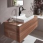 Hansgrohe Vivenis - Mitigeur de lavabo 210, avec vidage et bec rotatif, EcoSmart, noir mat 75030670