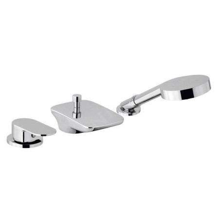 Sapho Robinetterie - Mitigeur GLAM pour le bord de baignoire, installation à 3 trous, chrome GLAMTECH3