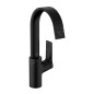 Hansgrohe Vivenis - Mitigeur de lavabo 210, avec vidage rotatif, EcoSmart, noir mat 75032670