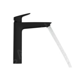 Hansgrohe Logis - Mitigeur de lavabo, EcoSmart, noir mat 71091670