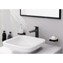 Hansgrohe Logis - Mitigeur de lavabo, EcoSmart, noir mat 71091670