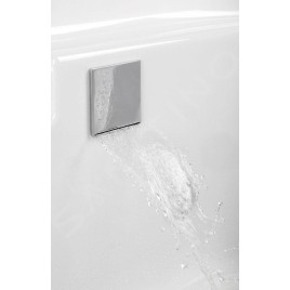 Sapho Robinetterie - Bonde de baignoire 100x100 mm, chrome SH1001