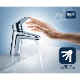 Grohe QuickFix Start - Mitigeur de lavabo avec vidage, démarrage à froid, chrome 23552002