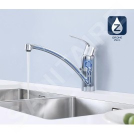 Grohe QuickFix Start - Mitigeur de lavabo avec vidage, démarrage à froid, chrome 23552002