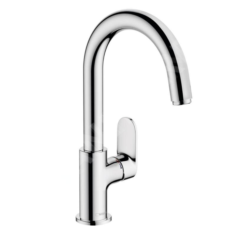 Hansgrohe Vernis Blend - Mitigeur de lavabo avec vidage et bec rotatif, EcoSmart, chrome 71554000