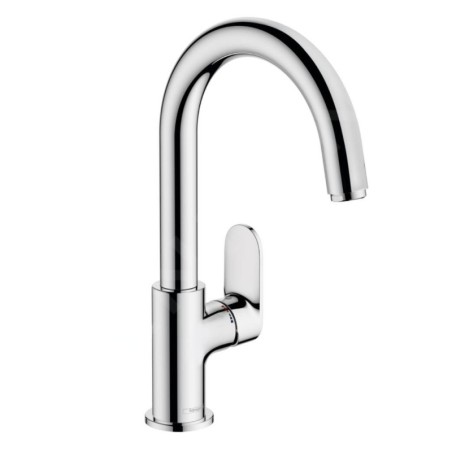 Hansgrohe Vernis Blend - Mitigeur de lavabo avec vidage et bec rotatif, EcoSmart, chrome 71554000