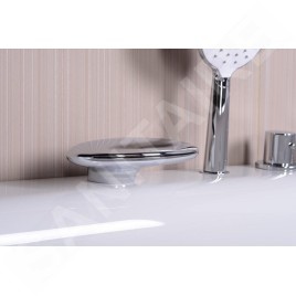Sapho Robinetterie - Bec déverseur sur bord de baignoire, chrome 48B100