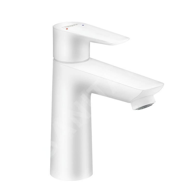 Hansgrohe Talis E - Mitigeur de lavabo avec tirette de vidage, blanc mat 71710700
