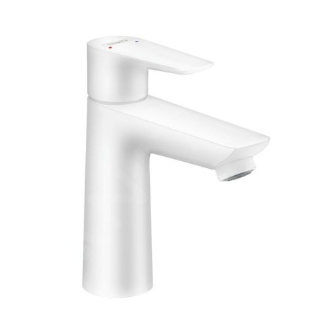 Hansgrohe Talis E - Mitigeur de lavabo avec tirette de vidage, blanc mat 71710700