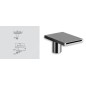 Sapho Robinetterie - Bec déverseur sur bord de baignoire, largeur 130 mm, chrome BD31451