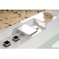 Sapho Robinetterie - Bec déverseur sur bord de baignoire, largeur 130 mm, chrome BD31451