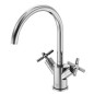 Steinberg 250 - Mitigeur de lavabo avec vidage, chrome 250 1500