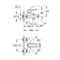Grohe QuickFix Start - Mitigeur de baignoire, chrome 24206002