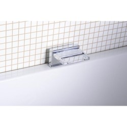 Sapho Robinetterie - Bec déverseur sur bord de baignoire, largeur 145 mm, cascade, chrome 5107