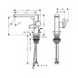 Hansgrohe Tecturis E - Mitigeur de lavabo avec vidage, CoolStart, EcoSmart, chrome 73023000