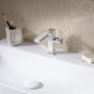 Hansgrohe Tecturis E - Mitigeur de lavabo avec vidage, CoolStart, EcoSmart, chrome 73023000