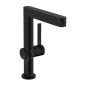 Hansgrohe Finoris - Mitigeur de lavabo 230, avec vidage Push-Open et  bec rotatif, noir mat 76060670