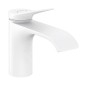 Hansgrohe Vivenis - Mitigeur de lavabo 80, EcoSmart, blanc mat 75012700