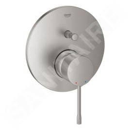 Grohe Essence - Mitigeur à encastrer pour 2 sorties, supersteel 24058DC1