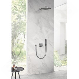 Grohe Grohtherm SmartControl - Mitigeur thermostatique encastré de douche, 3 sorties, Hard Graphite brossé 29121AL0