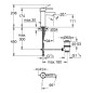 Grohe Essence - Mitigeur de lavabo S ES, chrome 23379001