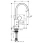 Hansgrohe Vivenis - Mitigeur de lavabo 210, avec bec rotatif, EcoSmart, chrome 75032000