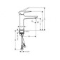 Hansgrohe Metropol - Mitigeur de lavabo 110 avec garniture de vidage Push-Open, chrome 74507000