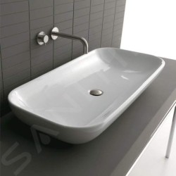 Paffoni Stick - Mitigeur de lavabo encastré avec corps d’encastrement, installation 2 trous, chrome SK006CR70