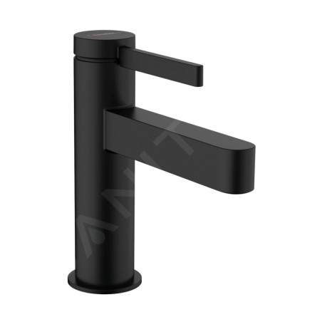 Hansgrohe Finoris - Mitigeur de lavabo 110, Push-Open, EcoSmart, noir mat 76023670