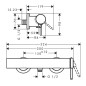 Hansgrohe Finoris - Mitigeur de douche, noir mat 76620670