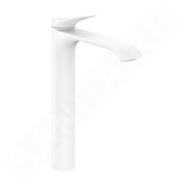 Hansgrohe Vivenis - Mitigeur de lavabo 250, avec vidage, EcoSmart, blanc mat 75040700