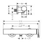 Hansgrohe Vivenis - Mitigeur de douche, noir mat 75620670